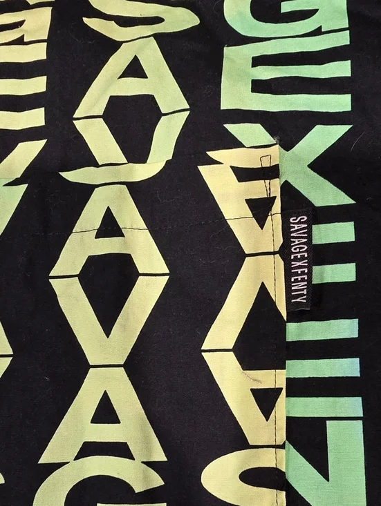 Savage X Fenty Oversized Logo Dress Size Medium - Picture 3 of 7